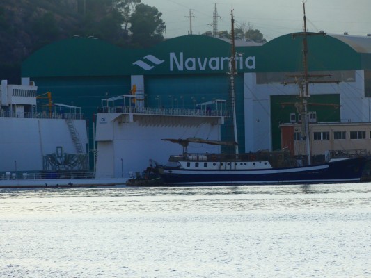 Navantia Cartagena gastará 300.000 euros este año en servicios de taxi, vehículos de representación y chófer