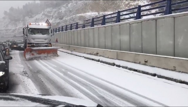 Alertan de un bulo con un vídeo del Puerto de la Cadena de Murcia cortado por la nieve