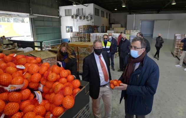Donan 20.000 kilos de naranjas a Cáritas y al Banco de Alimentos del Segura
