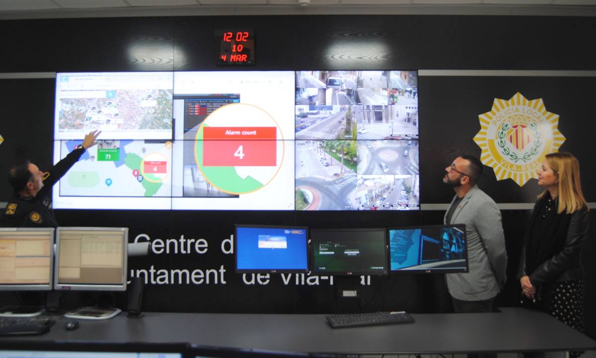 Vila-real ampliarà amb dispositius intel.ligents la xarxa de càmeres per al control de la seguretat
