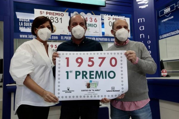 El Niño reparte suerte en la provincia de Alicante con el segundo y el tercer premio