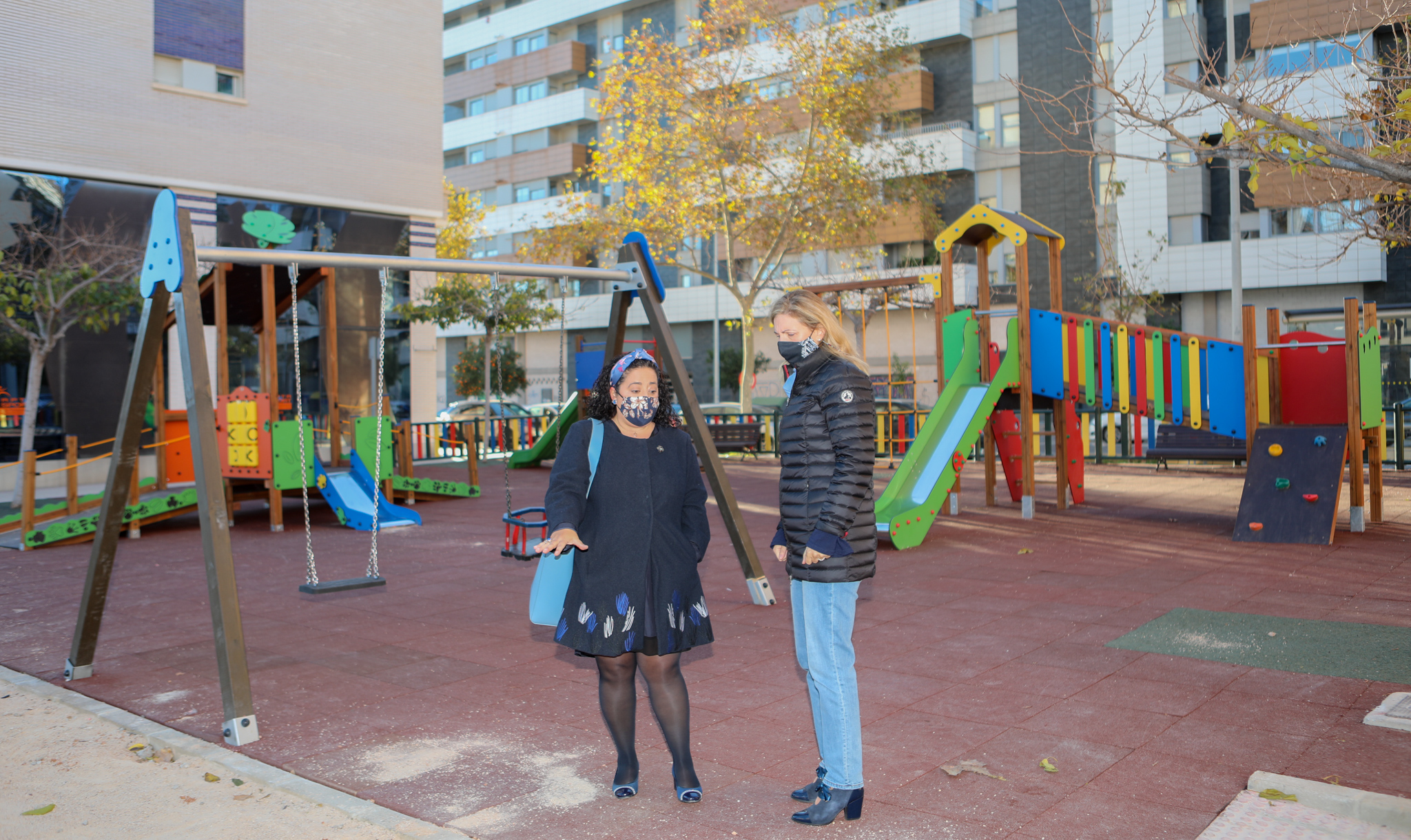 Castelló remodela más de 600 m² de la zona de juegos infantiles de la avenida Hermanos Bou

