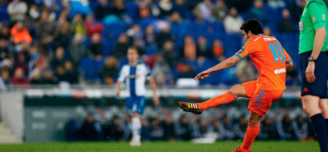 El Valencia ganó y perdió en sus dos últimas visitas al Espanyol