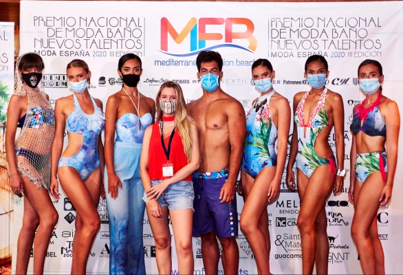 Mireia Moreno, ganadora del Premio Nacional de Moda Baño celebrado en Benidorm
