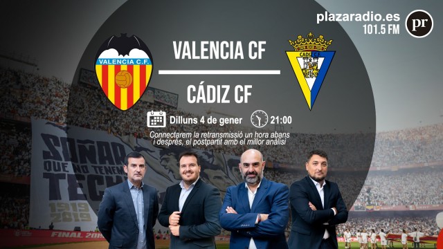 Sigue en directo el Valencia CF - Cádiz