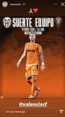 Uros Racic confirma que será baja ante el Cádiz