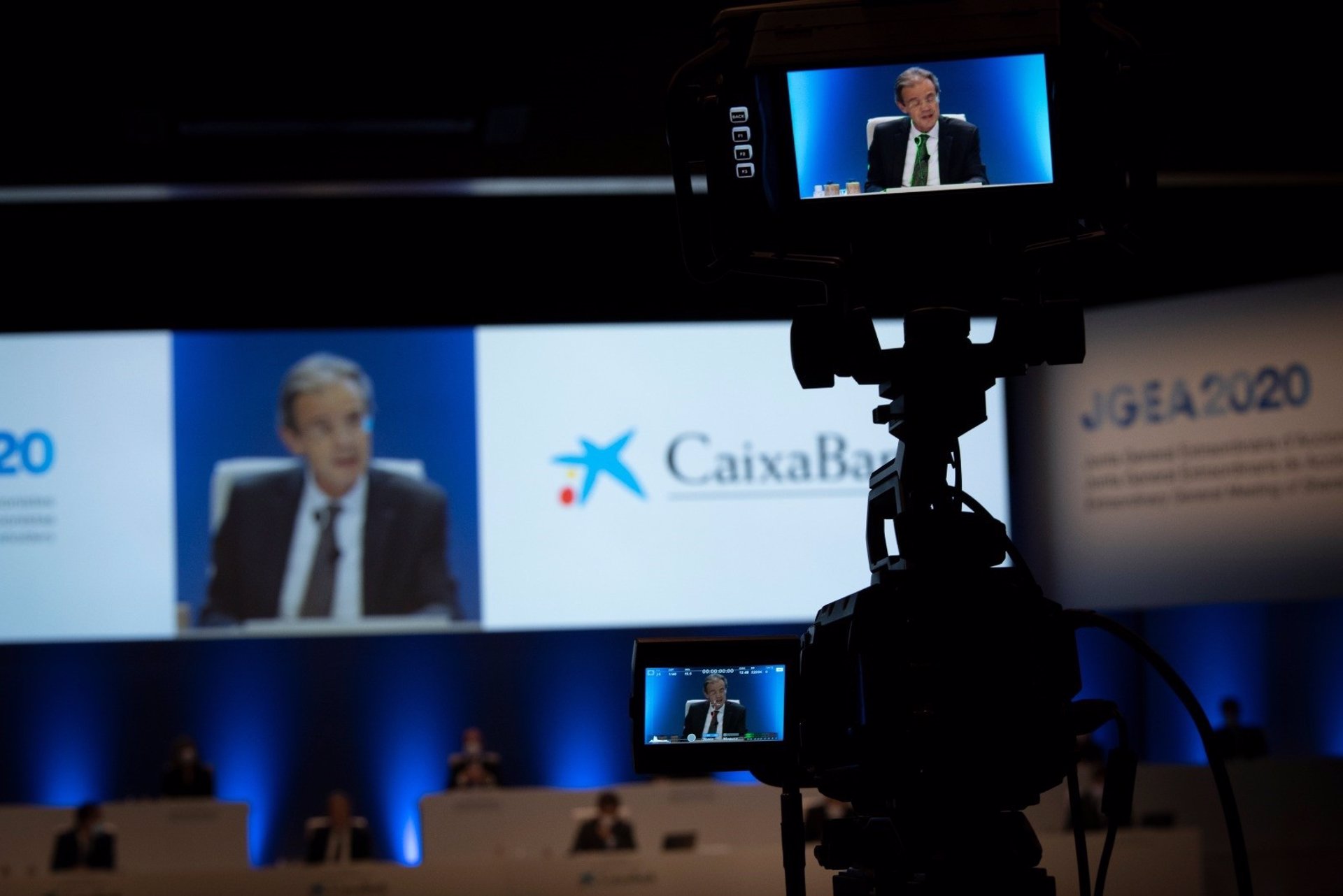 El presidente de CaixaBank, Jordi Gual. Foto: JORGE GIL (EUROPA PRESS) - 
