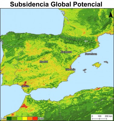 Investigadores publican el primer mapa mundial de hundimientos del terreno por extracción de agua