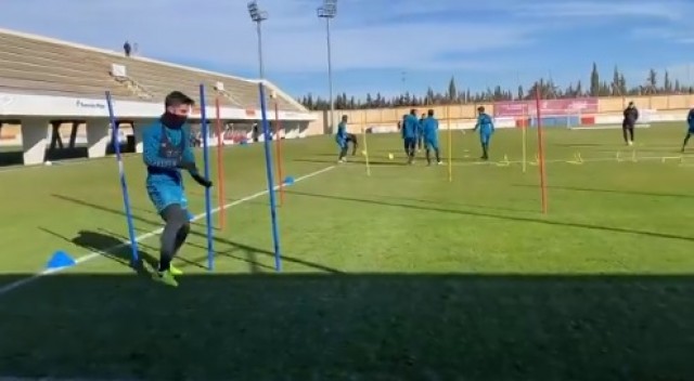 Javi Jiménez ya toca balón y su vuelta está más cerca