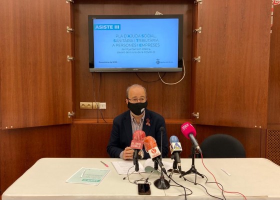 Alzira fa balanç del Pla Asiste: 2,8 milions d’euros per fer front a la crisi de la covid-19