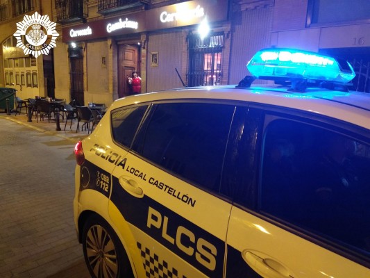 Setenta agentes de la Policía Local de Castelló patrullarán durante Nochevieja