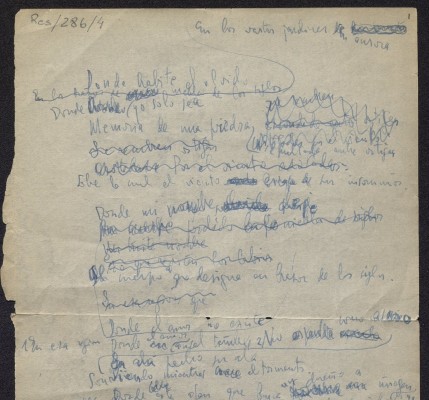 El poema 'Donde habite el olvido' de Luis Cernuda llega a la Biblioteca Nacional
