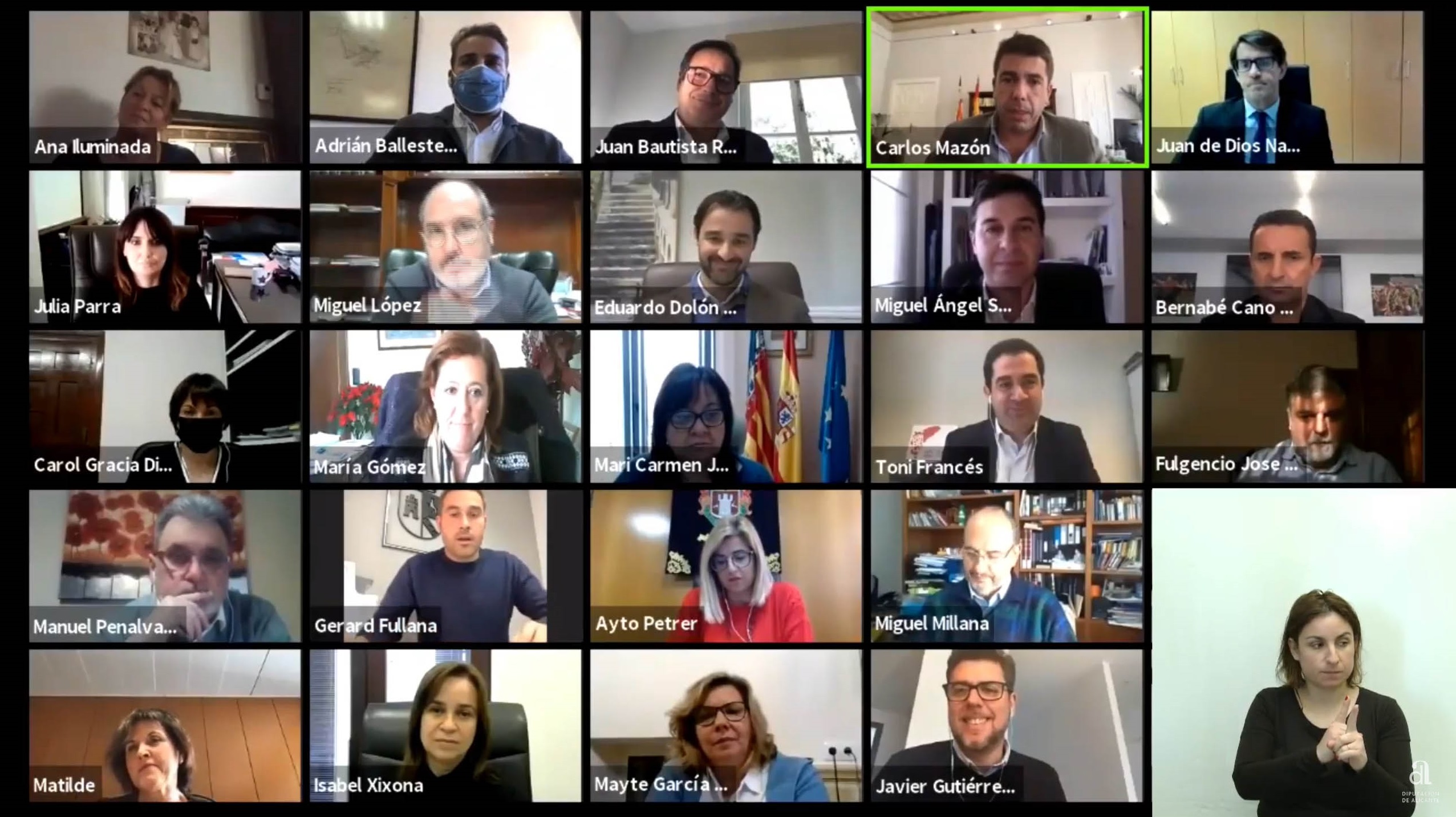 Un presupuesto con cuatro 'padres': los grupos defienden su aportación a las cuentas de la Diputación