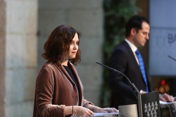 Ayuso critica que la Comunitat, 