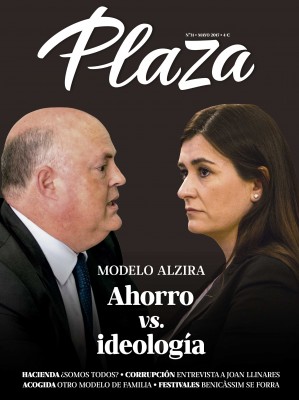 El conflicto entre Sanidad y Ribera Salud, portada de mayo de la revista Plaza