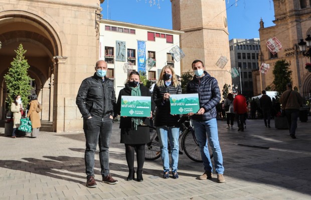 Seis parques y espacios públicos de Castelló ya cuentan con Wi-fi gratis de alta velocidad