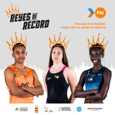 Los ‘Reyes de Récord’ del Proyecto FER regalan deporte a los niños valencianos  