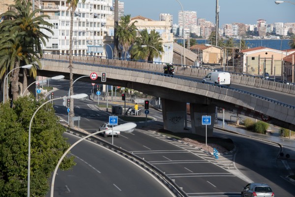 La rotonda de la avenida de Dénia: así se planea sustituir el 'scalextric' de Alicante