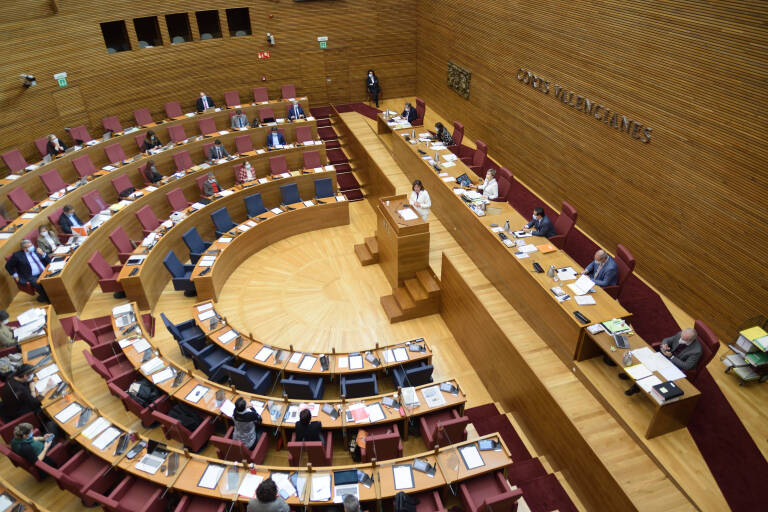 Les Corts aprueba la ley de Acompañamiento, con el voto en contra de toda la oposición