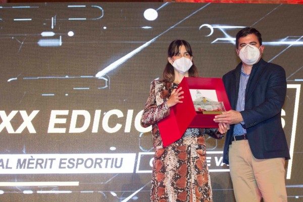 Teika recibe el Premi al Mèrit Esportiu Ciutat de València