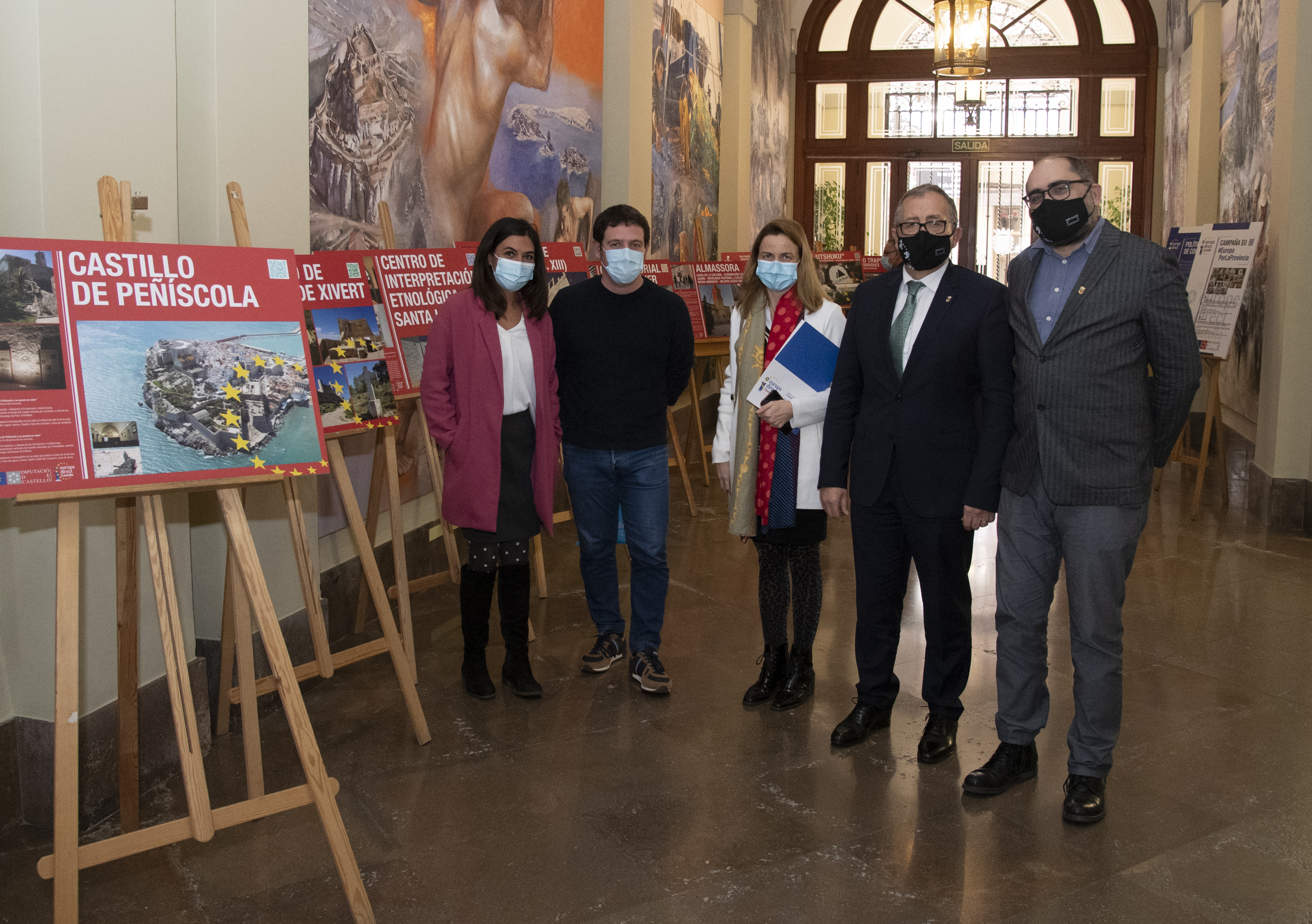 La Diputación inaugura una exposición fotográfica sobre el impacto de fondos europeos en Castellón
