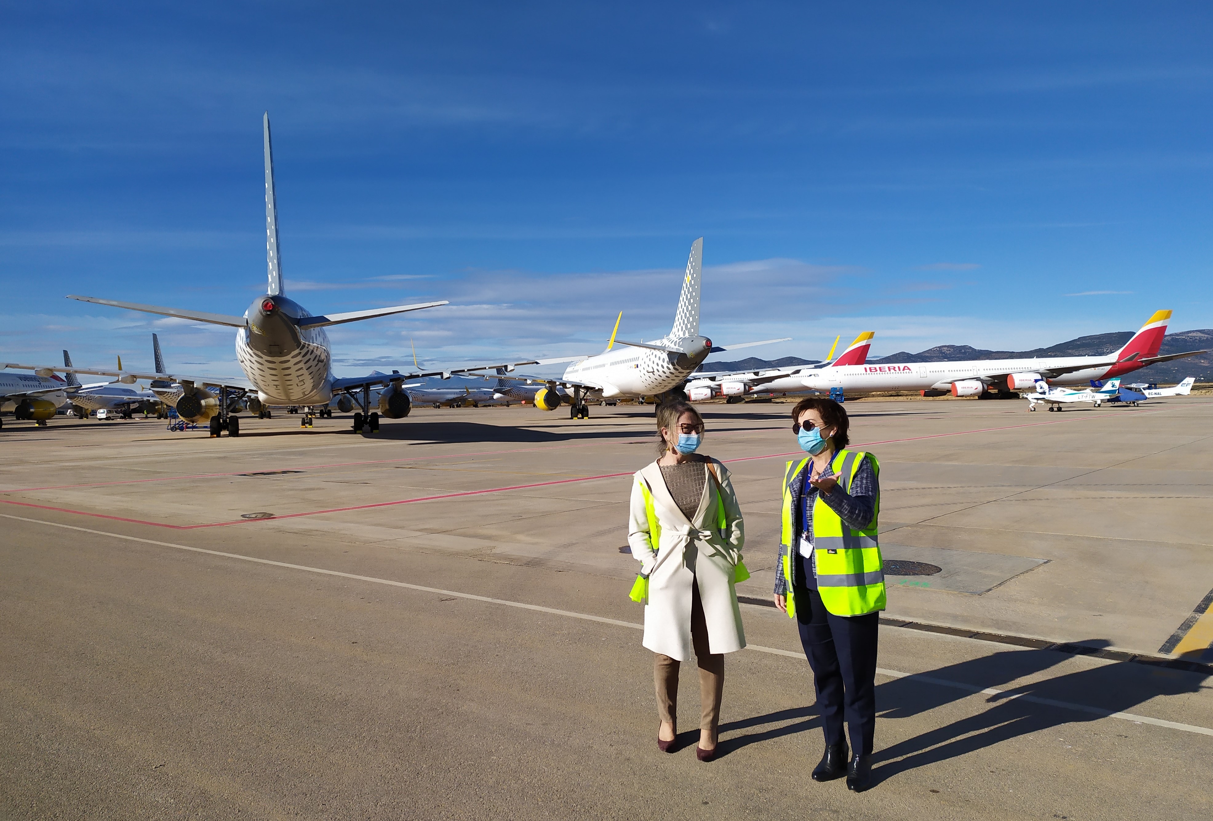 El aeropuerto de Castellón se fija como reto reducir sus emisiones un 60% en 2030
