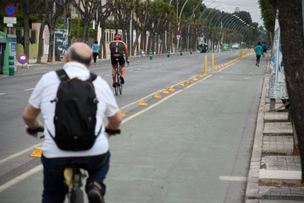Vila-real destina 35.000 euros en mejorar la seguridad del carril bici de la calle Ermita