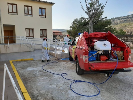 Casi 600 desinfecciones en pueblos de la provincia de Castellón desde el inicio de la pandemia