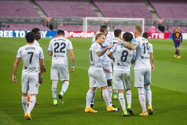 Sin apenas parón navideño en la LaLiga, el Valencia descansará los días 24 y 25