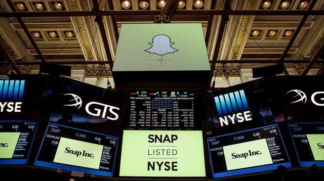 Histórico desplome de Snap en bolsa tras presentar multimillonarias pérdidas