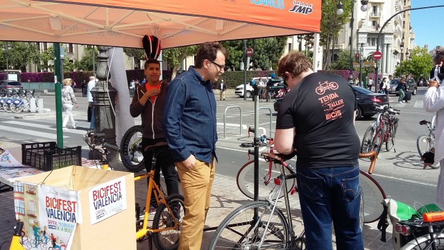 El Bici Check Point, estrella del Bicifest de València