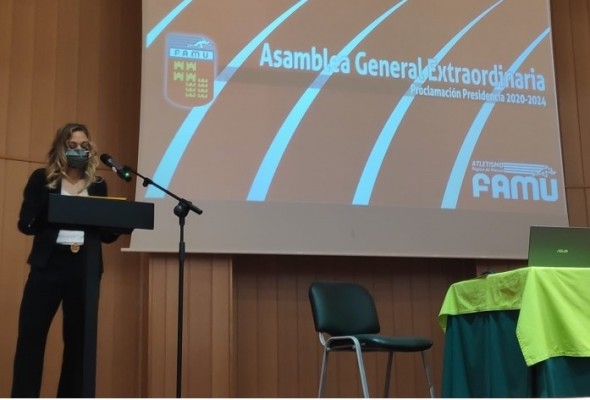 Pruden Guerrero, vocal de la RFEA y presidenta de la comisión Mujer y Atletismo