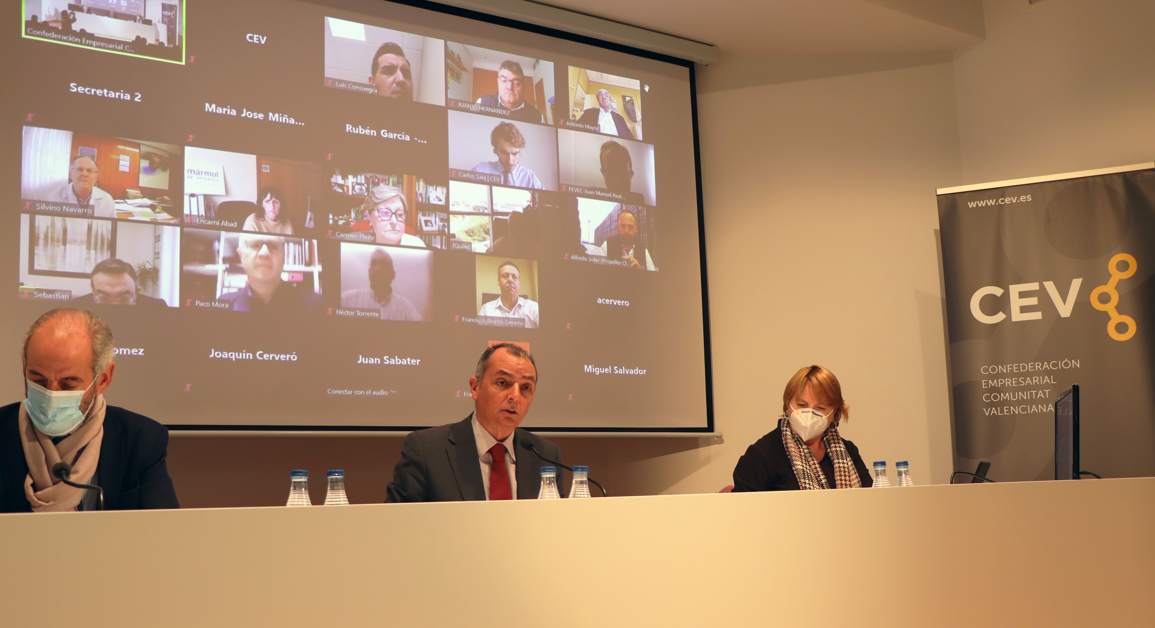 Reunión de la junta directiva de la CEV - 