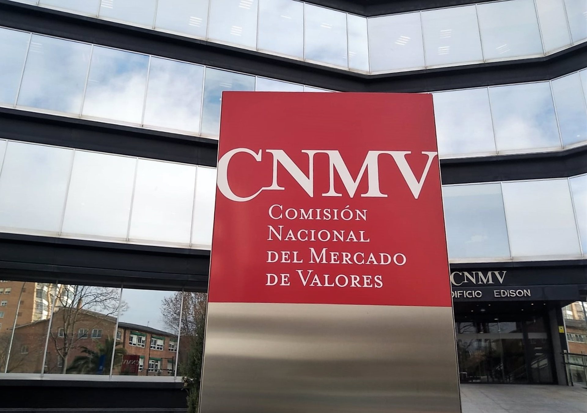 Sede de la Comisión Nacional del Mercado de Valores (CNMV). Foto:EUROPA PRESS  - 