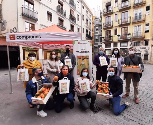 Compromís lanza la campaña 'Marca València' para potenciar el comercio de barrio y el producto de proximidad
