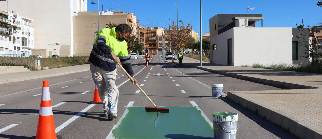 La inminente ampliación de la red de carriles-bici en Onda conllevará nuevos límites de velocidad
