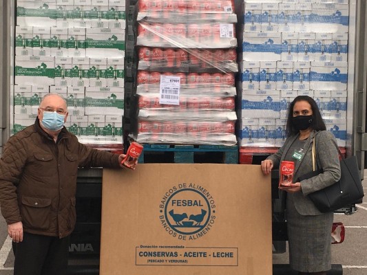 Mercadona dona 40.000 kg de productos al banco de alimentos de Castellón gracias a sus clientes