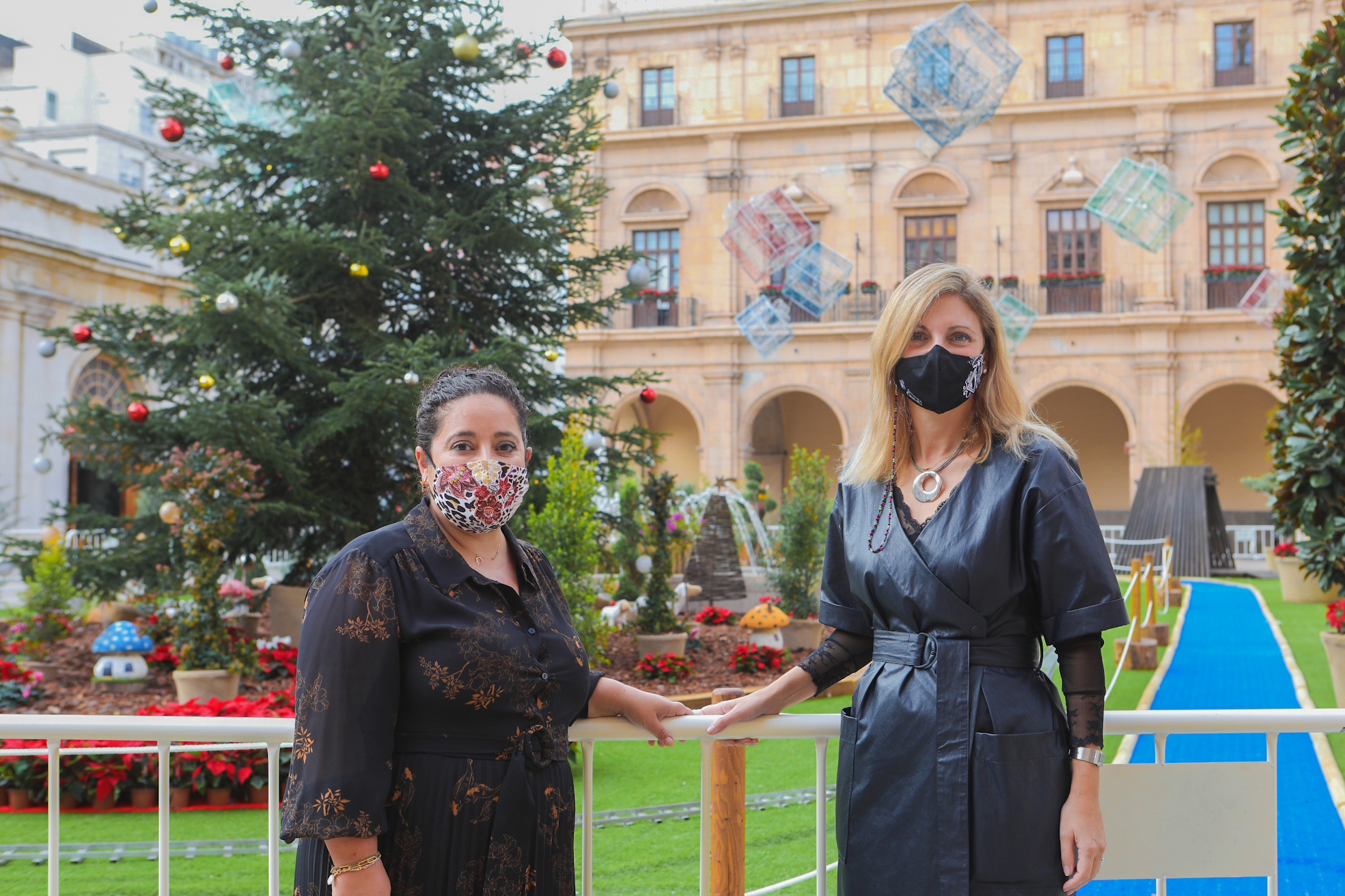 Castelló instal·la jardins efímers sostenibles aquest Nadal en tots els districtes de la ciutat