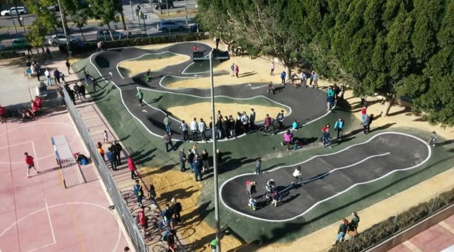 El Campello inicia la construcción de una pista de pumptrack y prevé que esté lista en Navidad
