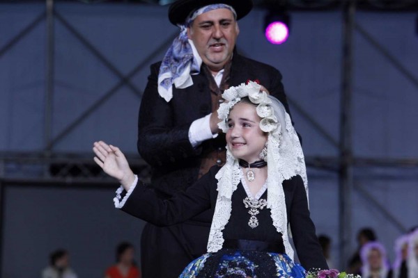 La niña Martina Núñez Cuenca, Bellesa del Foc Infantil 2017 de Alicante