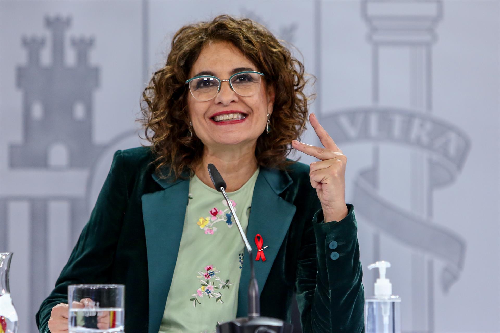 La ministra de Hacienda y portavoz del Gobierno, María Jesús Montero. Foto: R. RUBIO (EP) - 