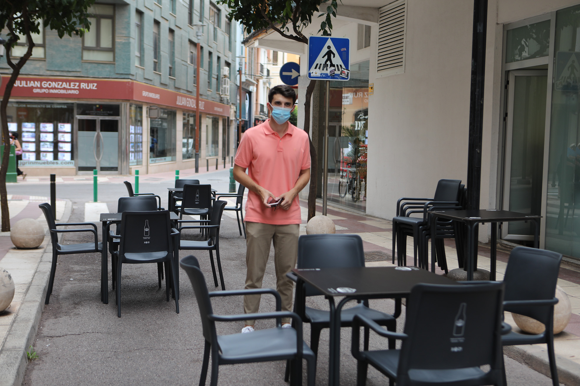 Castelló permitirá ampliar terrazas en calles peatonales de forma temporal por la covid-19