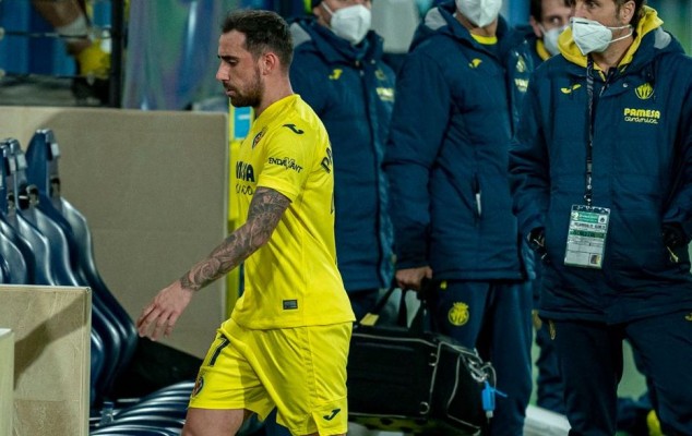 Alcácer podría estar más de un mes de baja por la nueva lesión muscular