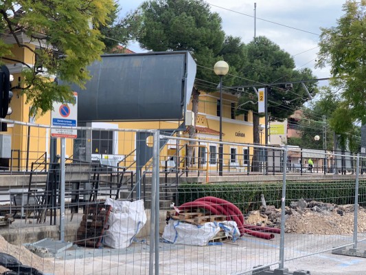 El Ayuntamiento de Paterna y FGV mejoran la seguridad de la estación de metro de La Canyada