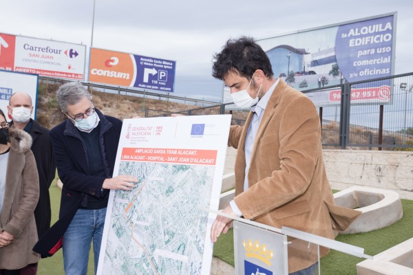 El Tram hasta el Hospital de Sant Joan: el proyecto estará en 2021; las obras, en 2024