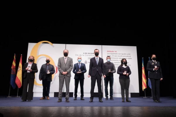 Educación, ciencia y europeísmo: mensajes destacados en Elche por el Día de la Constitución