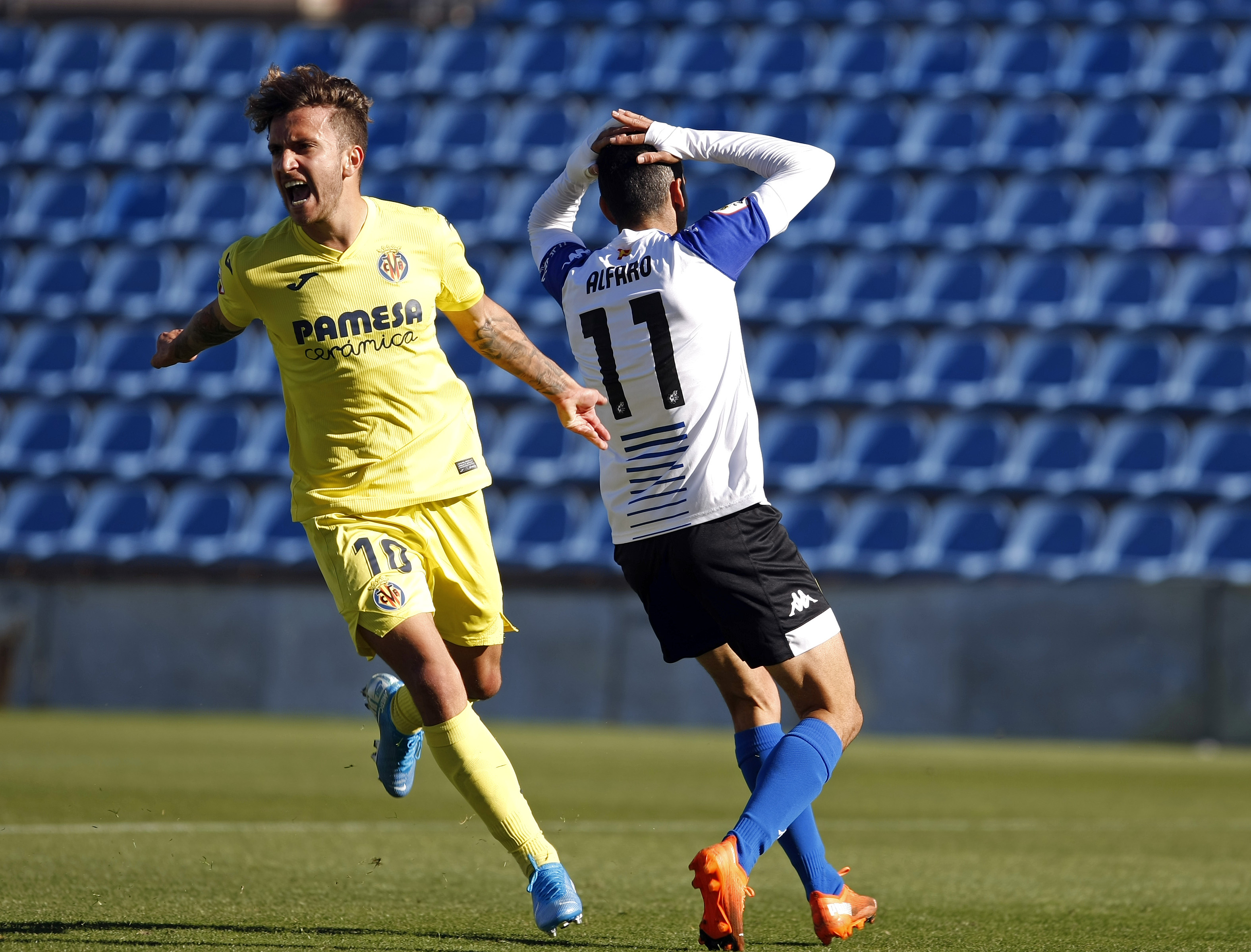 La falta de puntería penaliza al Villarreal B