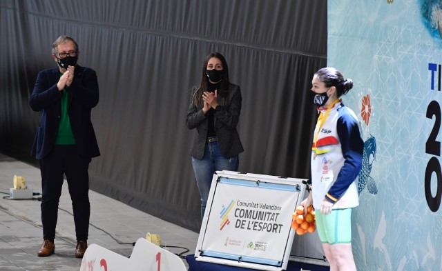 Diputación anima al Equipo Nacional de Natación en el Trofeo Castalia Castellón 
