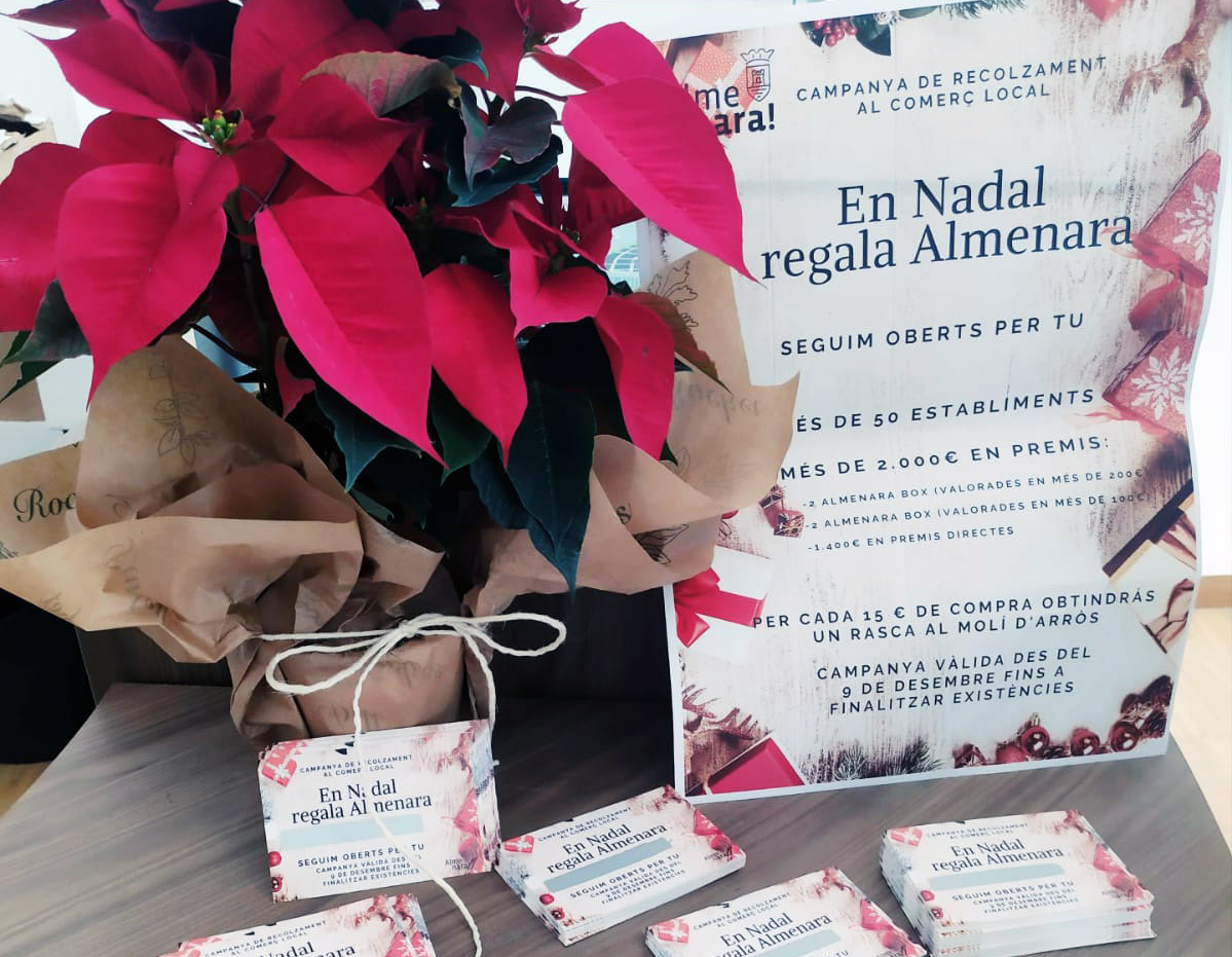 Almenara prepara varios premios en una campaña para reactivar el comercio local