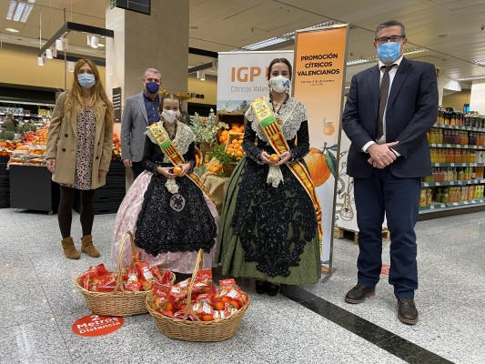 El 'Món de la Festa' promociona las naranjas valencianas con sello IPG en El Corte Inglés